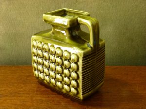 Sadler Rectangular 168 Jug Vase in Moss Green