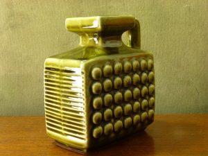 Sadler Rectangular 168 Jug Vase in Moss Green