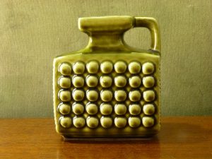 Sadler Rectangular 168 Jug Vase in Moss Green