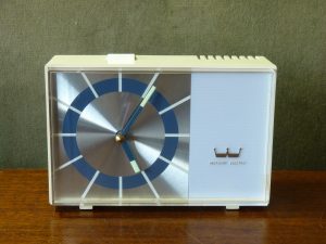 Vintage Westclox Electric Alarm Clock with buzzer and light