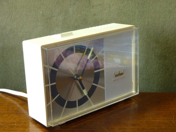Vintage Westclox Electric Alarm Clock with buzzer and light