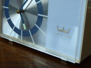 Vintage Westclox Electric Alarm Clock with buzzer and light