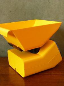 Funky Gold Yellow and Black EKS Kitchen Scales Swedish