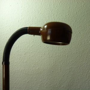 Santi Cobra Flexible Lamp 1970s Brown Black