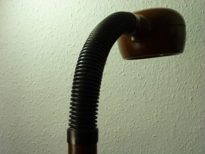 Santi Cobra Flexible Lamp 1970s Brown Black
