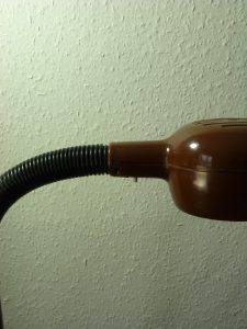Santi Cobra Flexible Lamp 1970s Brown Black