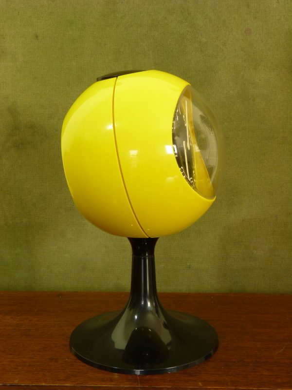 Yellow and Black Space Age Kaiser Clock