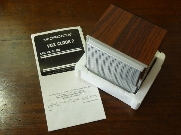 Boxed Micronta VoxClock 2 Talking Clock with Countdown Timer