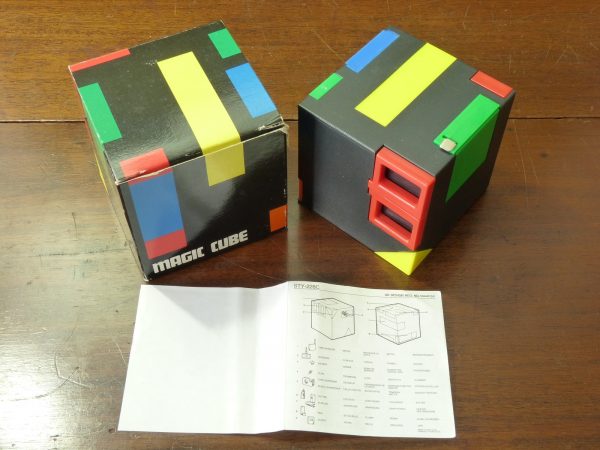 1980s Merit Magic Cube Desk Stationery Set