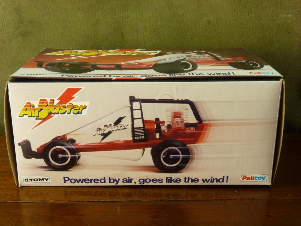 1980s Boxed Tomy Palitoy Air Blaster Air Powered Car Toy