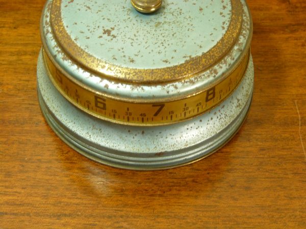 U.S. Made 1930s Lux "Mystery Clock" aka "Tape Measure Clock"