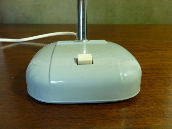 Vintage 1950s B.O.E. Pale Blue/Grey Wing Desk Tube Lamp