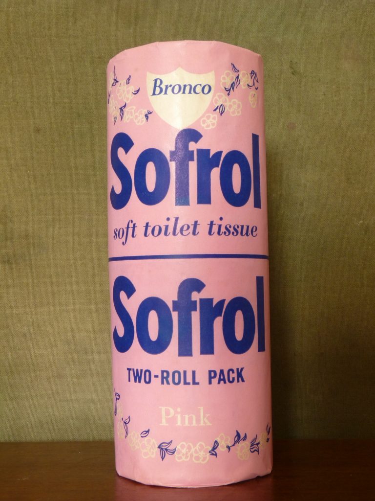 Vintage Bronco Sofrol Toilet Tissue Paper (Pink) Anything In Particular