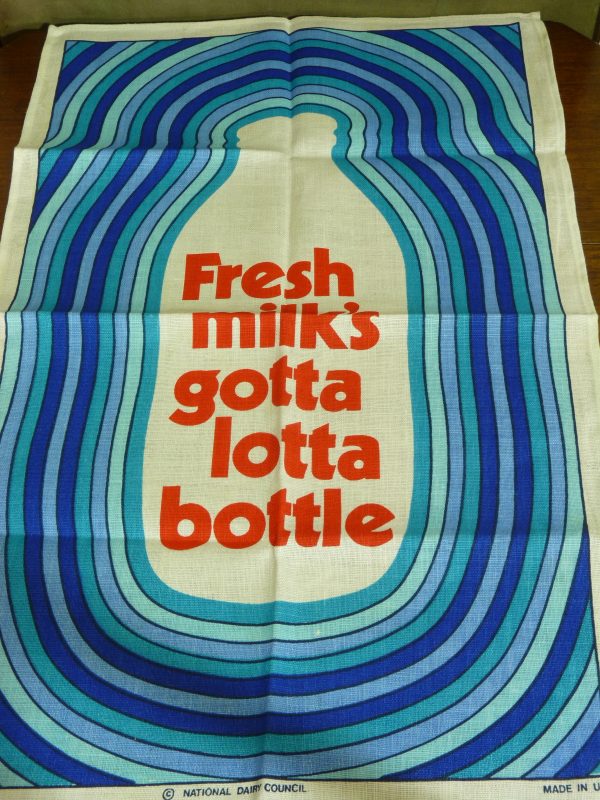 Genuine Northern Fresh Milk's Gotta Lotta Bottle Tea Towel