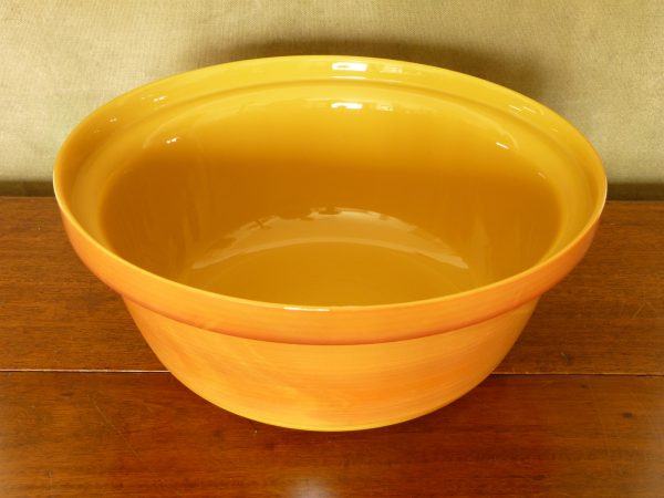 Large French Arcopal Volcan Opaline Glass Serving Dish or Bowl