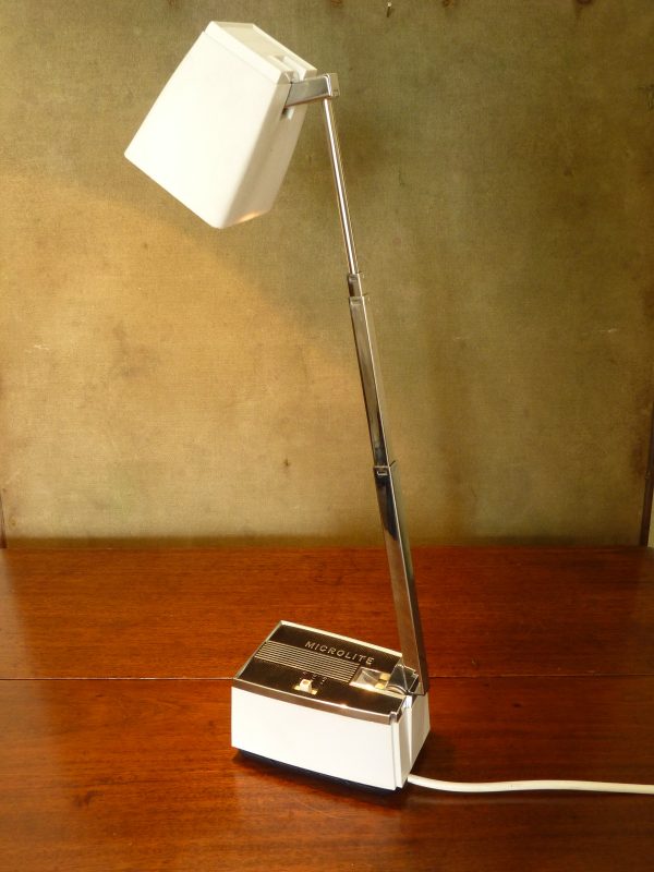 Vintage Black Microlite Telescopic Desk Light