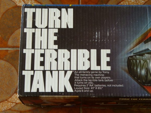 Vintage 1979 Tomy Turn The Terrible Tank Action Game