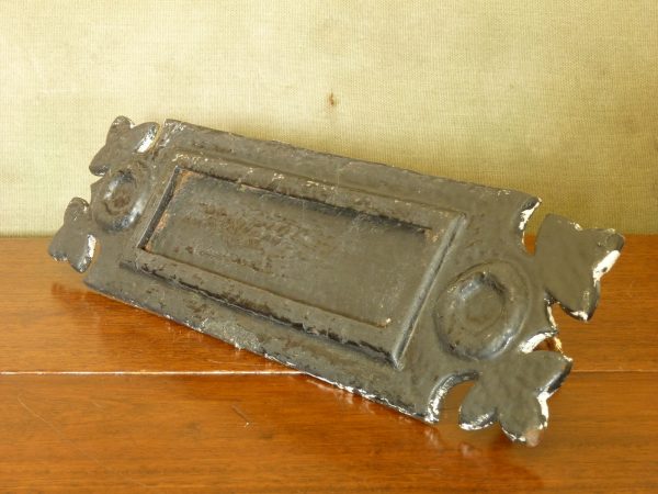 Original Cast Metal Sprung Small Decorative Letterbox