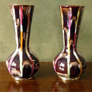 Pair of Vintage German Jasba Vases Pattern 108/22