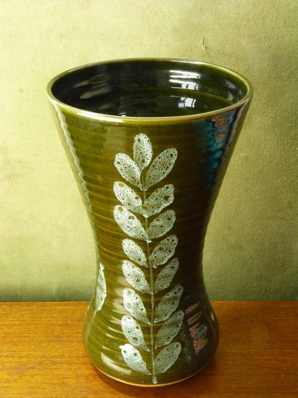 Large Lotus Studio Pottery Vase Elizabeth Skipworth