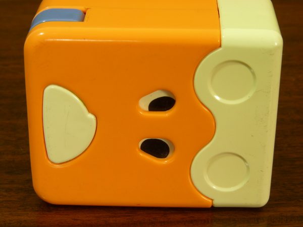 1980s Tomy Chunky Changers Orange and White Cow Shape