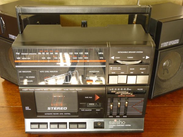 1980s Saisho PM51P Portable Component System Boombox