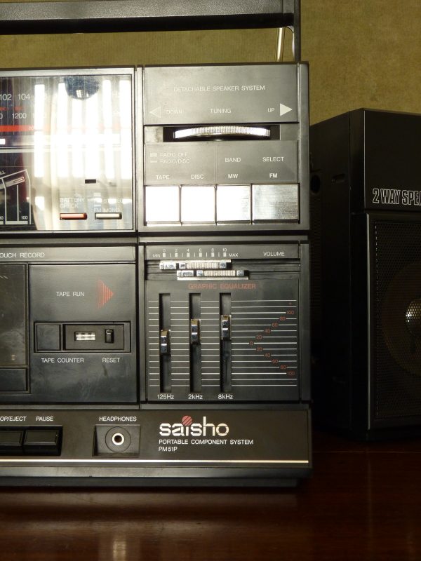 1980s Saisho PM51P Portable Component System Boombox