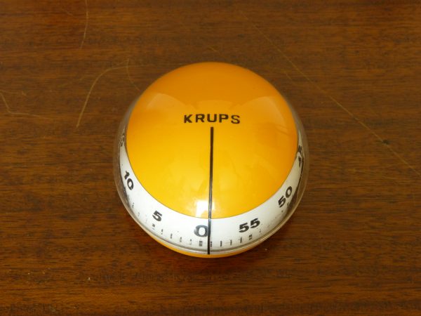 Vintage Orange Krups One Hour Kitchen Timer