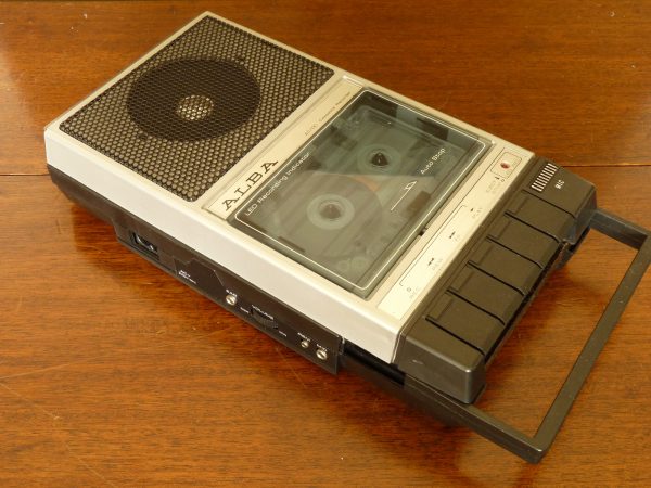 Vintage Alba R-150 Portable Cassette Tape Recorder/Player with Microphone