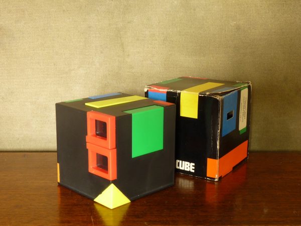 1980s Merit Magic Cube Desk Stationery Set 80s
