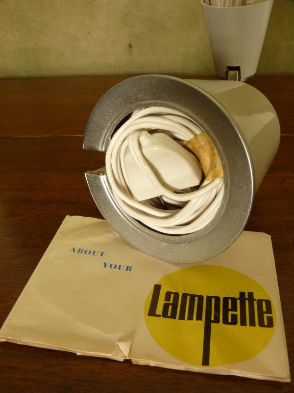 Vintage Unused German Lampette Small Telescopic Desk Lamp Eichhoff-Werke