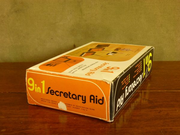 1970s "9 in 1 Secretary Aid" Desk Accessory made in Hong Kong