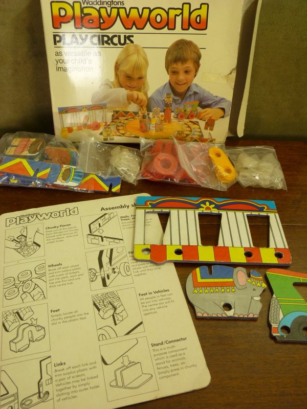 1980s Waddingtons Playworld Play Circus Children’s Activity Toy