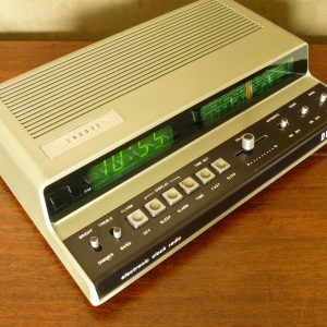 1970s Decca ECR-150 Electronic Clock Radio with Green LED Display
