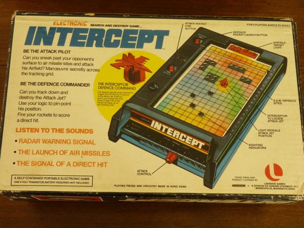 Intercept - Electronic Search and Destroy Game by Lakeside 1978