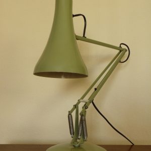 Vintage Sage Green Anglepoise Model 90 Desk Lamp by Herbert Terry & Sons