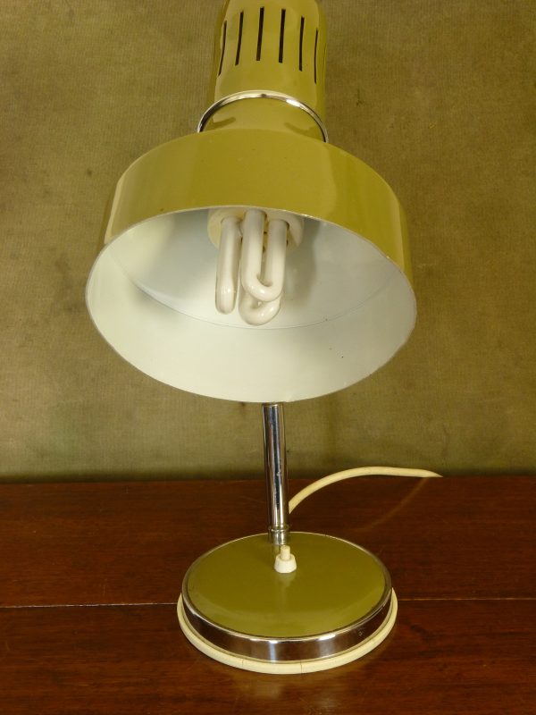 Vintage Prova Gooseneck Desk Lamp in Avocado Green
