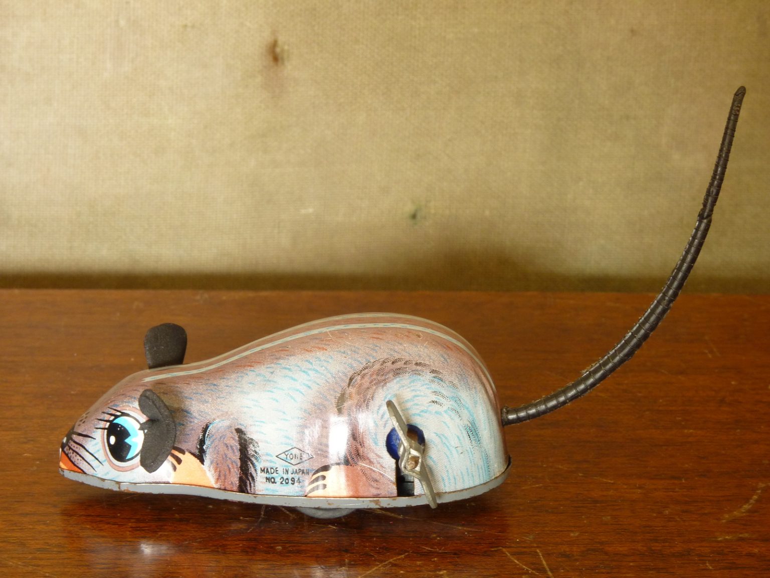 Vintage Tinplate Clockwork Mouse (No. 2094) made in Japan by Yone