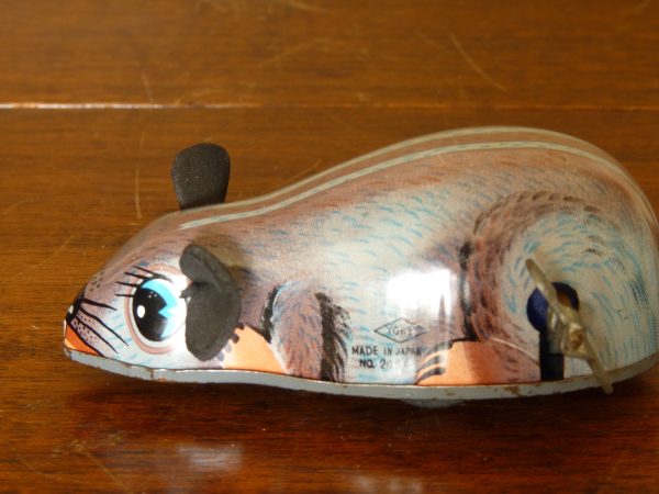 Vintage Tinplate Clockwork Mouse (No. 2094) made in Japan by Yone