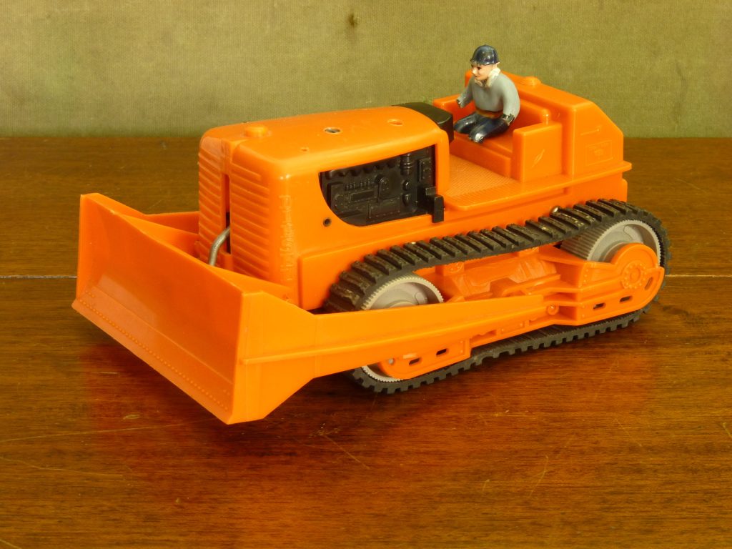 1960s Marx Toys Battery Operated "Baby Bulldozer" made in Hong Kong