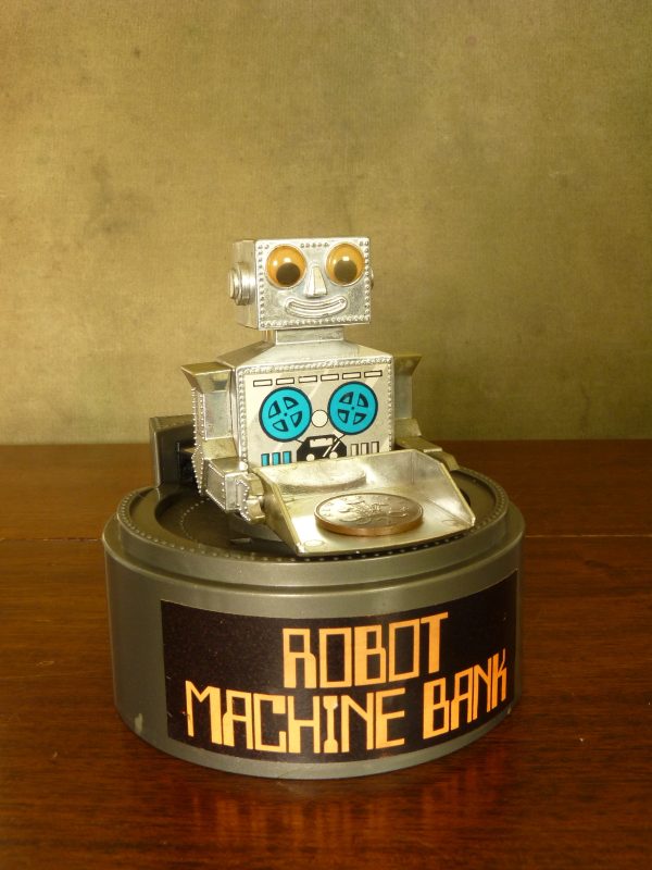 Novelty Robot Machine Bank Money Box by Everlasttoys, Hong Kong