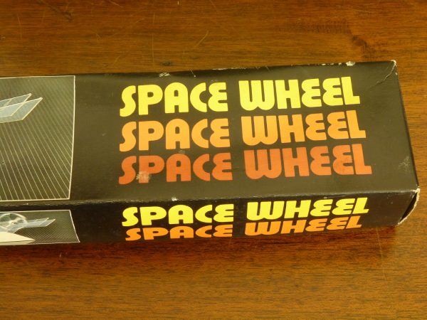 Vintage "Space Wheel" Kinetic Perpetual Desktop Motion Toy made by Downpace Ltd.