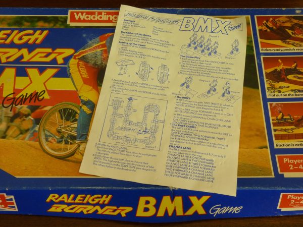 Waddingtons Raleigh BMX Burner Board Game 1985