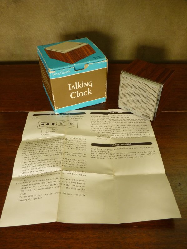Boxed Micronta VoxClock 2 Talking Clock with Alarm and Countdown Timer