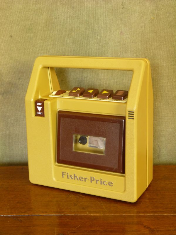 1980s Fisher Price Battery Powered Cassette Player and Recorder Model 826