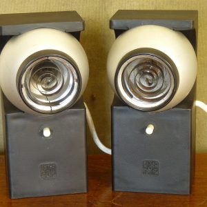 Pair of Concord / Rotaflex Super Jet Reading Lamps by Robert Heritage 1969