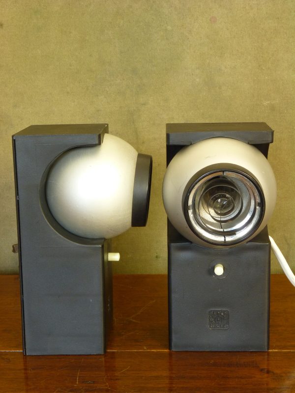 Pair of Concord / Rotaflex Super Jet Reading Lamps by Robert Heritage 1969