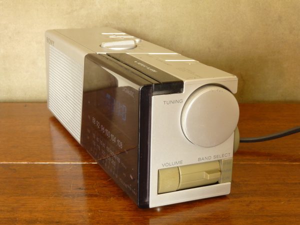 Vintage Sony ICF-C17L Digital Clock Radio, 1980s