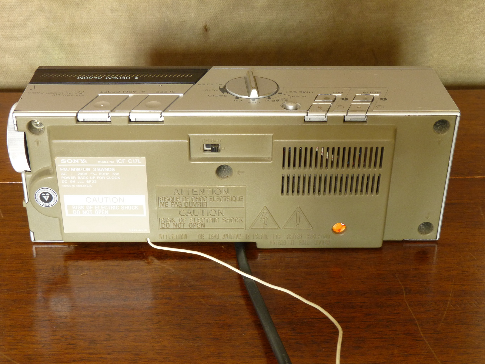Sony - ICF C16L Digimatic radio réveil