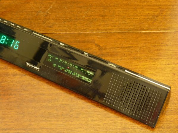 Vintage 1980 Toshiba CR-3000 Stereo Digital Clock Radio